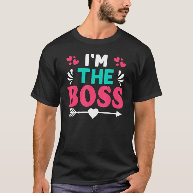 T-shirt Je suis le patron (Devant)