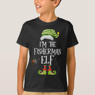 T-shirt Je suis le pêcheur Elf idéal pour papa Noël Paja