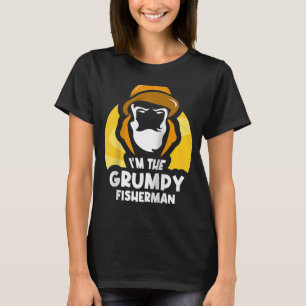 T-shirt Je suis le Pêcheur Grumpy Hobby Pêcheur de poisson