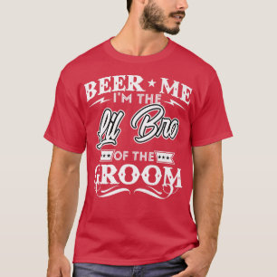 T-shirt Je Suis Le Petit Frère Du Buveur Groom