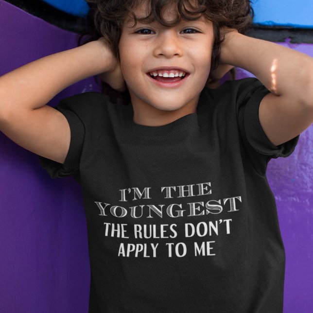 T-shirt Je suis le plus jeune (Créateur téléchargé)