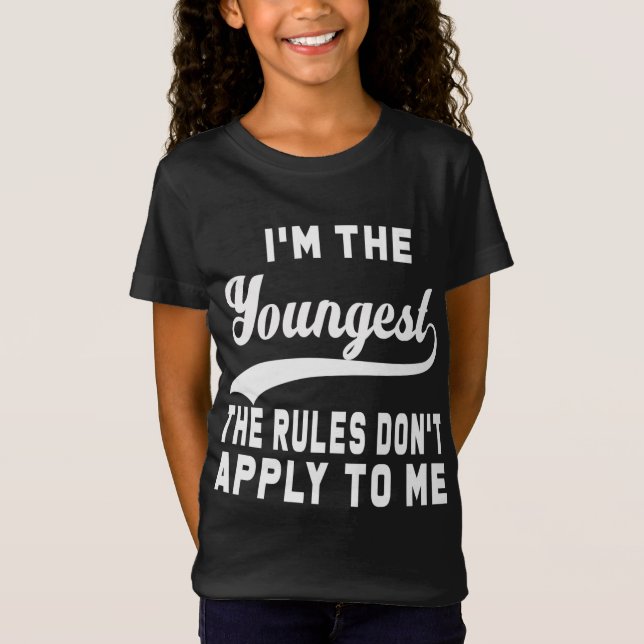 T-Shirt Je suis le plus jeune frère (Devant)