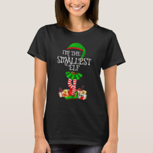 T-shirt Je suis le plus petit elfe Christm