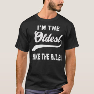 T-shirt Je suis le plus vieux que je fasse les règles