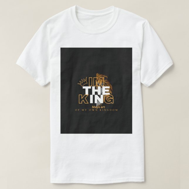 T-shirt je suis le roi (Design devant)