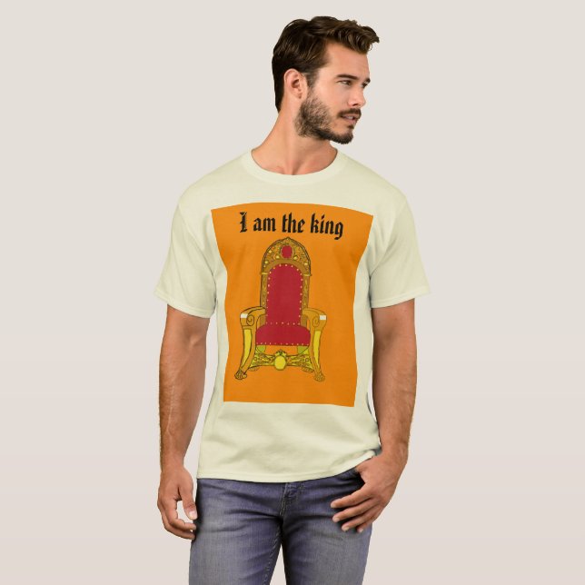 T-shirt Je suis le roi (Devant entier)