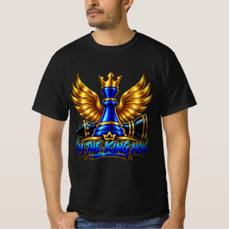 T-shirt Je suis le roi maintenant de la conception de bons