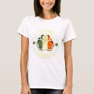 T-shirt Je suis le roux Saint-Patrick drôle irlandais trèf