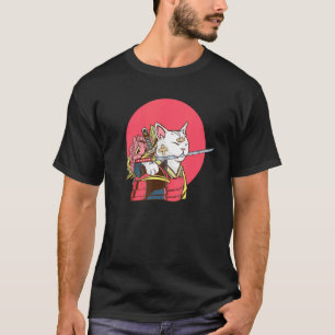 T-shirt Je suis le samouraï chat travail japonais