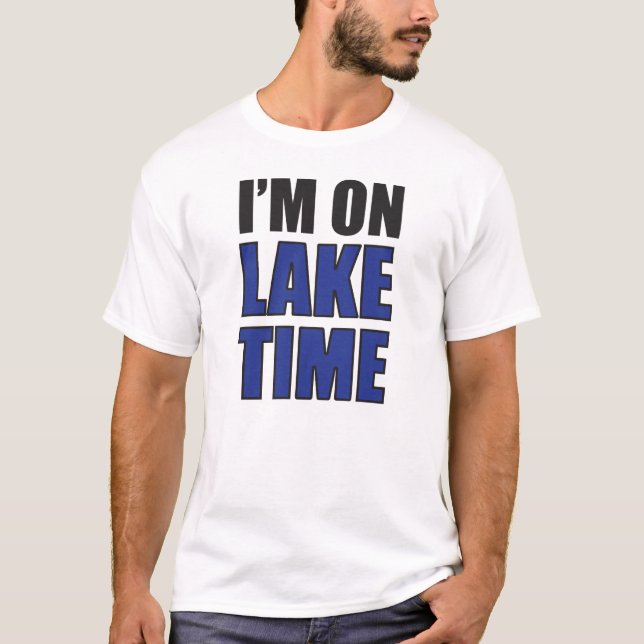 T-shirt Je suis le temps de lac (Devant)