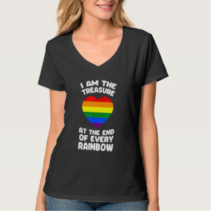 T-shirt Je Suis Le Trésor À La Fin De Chaque Rainbow Lgbt