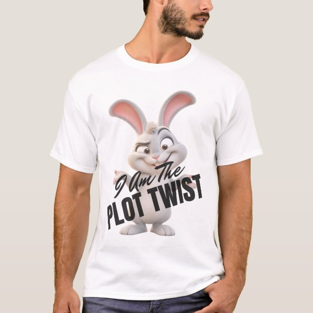 T-shirt Je Suis Le Twist De L'intrigue (Devant)