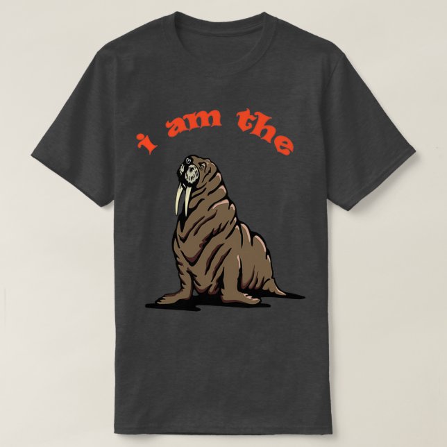 T-shirt Je suis le Walrus 3 (Design devant)