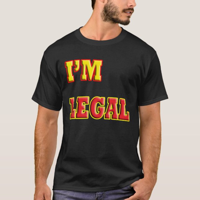 T-SHIRT JE SUIS LÉGAL (Devant)