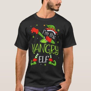 T-shirt Je suis l'Elfe affamé Dabbing Santa Claus famille