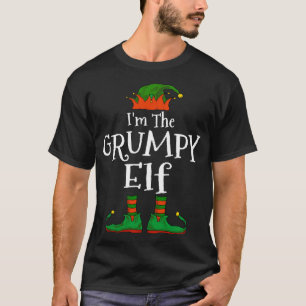 T-shirt Je suis l'Elfe de la grand-mère qui associe pyjama