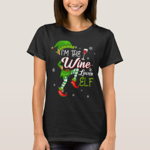 T-shirt Je suis l'Elfe de la Vin qui ressemble à la famil