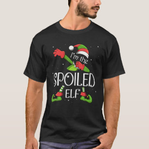 T-shirt Je suis l'Elfe Gâché Dabbing Santa Claus Noël pour