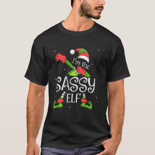 T-shirt Je suis l'elfe impertinent qui fait le dab sur le