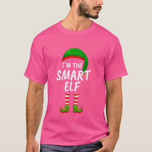 T-shirt Je suis l'elfe intelligent Noël