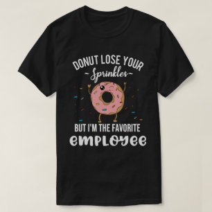 T-shirt Je suis l'employé favori Appréciation Funny Donut
