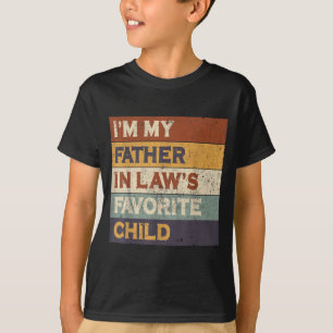 T-shirt Je suis l'enfant préféré de mon beau-père drôle Pa