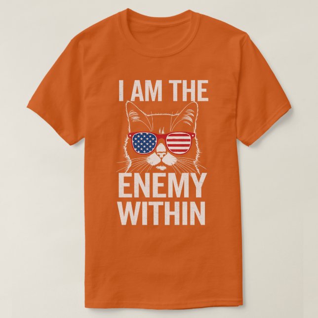 T-shirt Je Suis L'Ennemi Dans Kamala 2024 (Design devant)