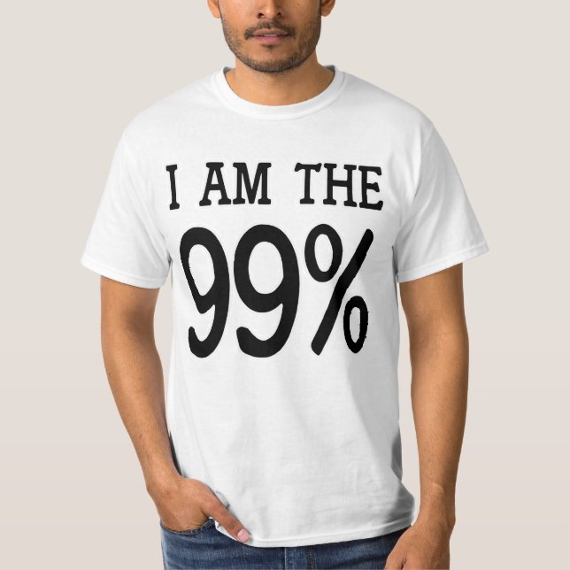 T-shirt Je suis les 99 pour cent (Devant)