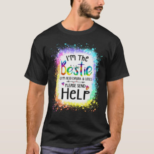 T-shirt Je suis les couples Bestie aiment Summer beach par