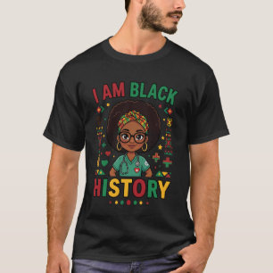 T-shirt Je suis les femmes de l'histoire noire Mois de l'h
