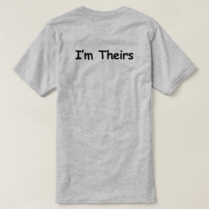 T-SHIRT JE SUIS LEURS COUPLES NONBINAIRES PERSONNALISABLES