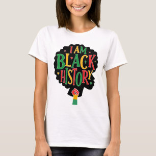 T-shirt Je suis l'histoire des Noirs - Juneteenth