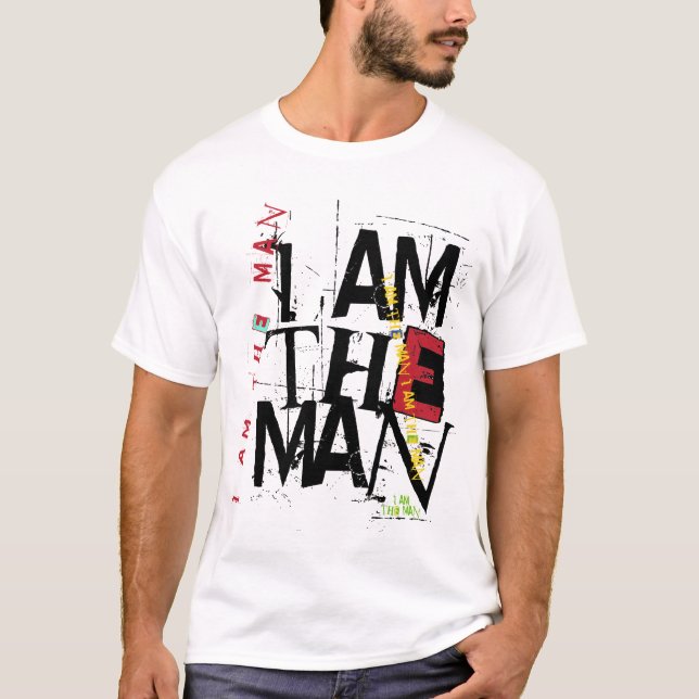 T-SHIRT JE SUIS L'HOMME (Devant)