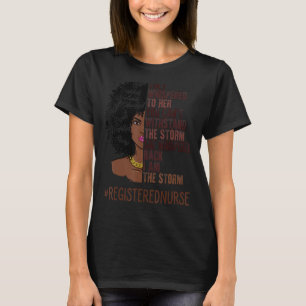 T-shirt Je Suis L'Infirmière Enregistrée Storm African Ame
