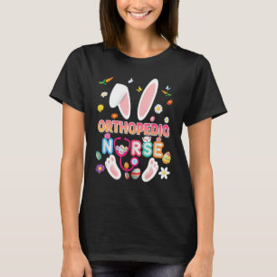 T-shirt Je suis l'infirmière orthopédique lapin gnome oeuf