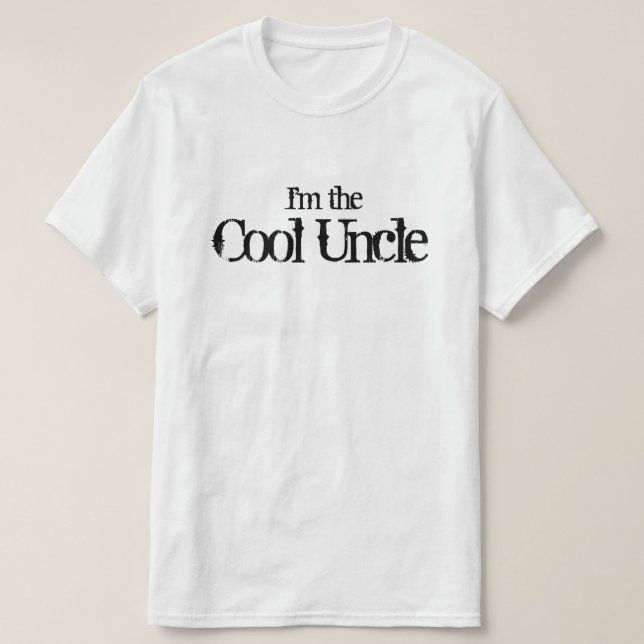 T-shirt Je suis l'oncle Cool (Design devant)