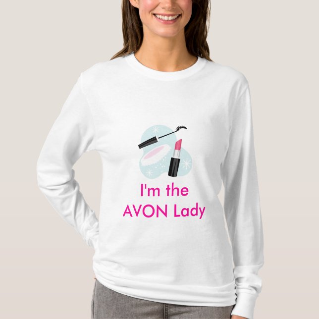 T-shirt Je suis Long Sleeve d'AVON de Madame Fitted (Devant)