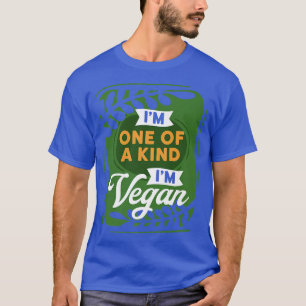 T-shirt Je suis l'un de un genre je Vegan cadeau végétarie
