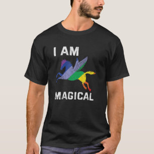 T-shirt Je Suis Magique Unicorn Gay pride Parade Retro LGB