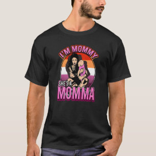 T-shirt Je suis maman Elle est une maman Lesbianlove Femme