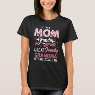 T-shirt Je suis maman grand-mère et grand-mère janvier
