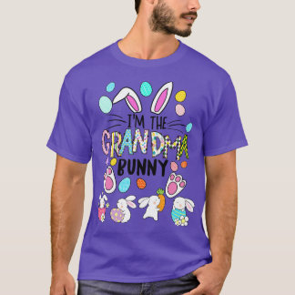 T-shirt Je Suis Mamie Bunny Matching Famille Pâques Fête