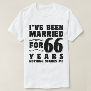 T-shirt Je suis marié depuis 66 ans Grands-parents cool