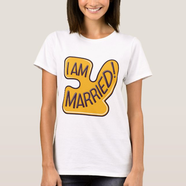 T-shirt Je suis mariée (Devant)