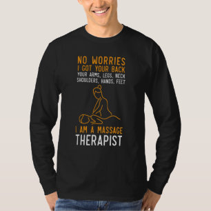 T-shirt Je Suis Massage Thérapeute Muscle Relaxation