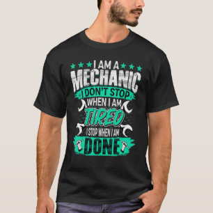 T-shirt Je suis Mécanicien Machiniste Garage mécanique aut