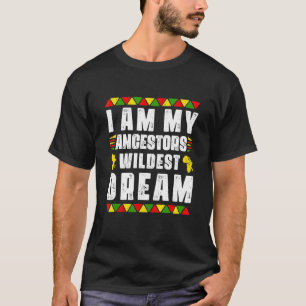 T-shirt Je Suis Mes Ancêtres Le Rêve Le Plus Sauvage Black