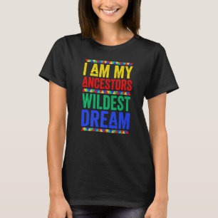 T-shirt Je Suis Mes Ancêtres Rêves Les Plus Sauvages Femme