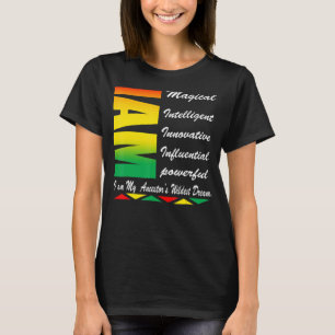 T-shirt Je suis mes ancêtres Rêves les plus sauvages Histo