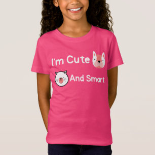 T-Shirt Je suis mignon et des animaux de compagnie intelli